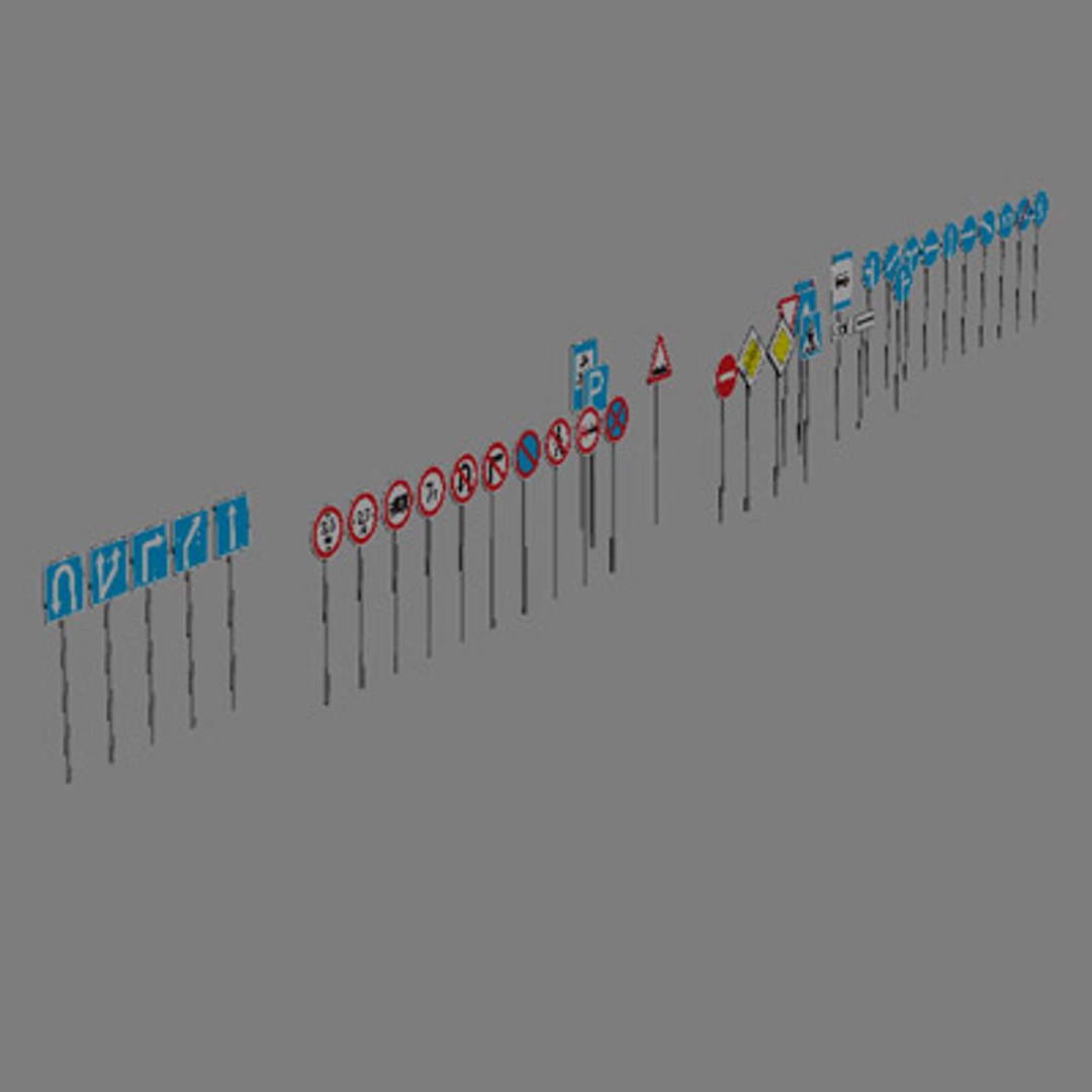 3dmodels Signs 3d Model