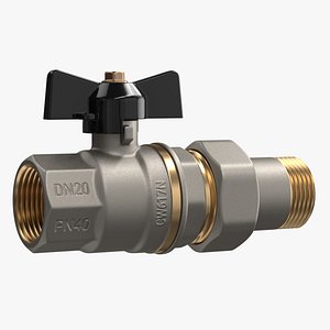 Ball Valve with Coupling Nut DN20