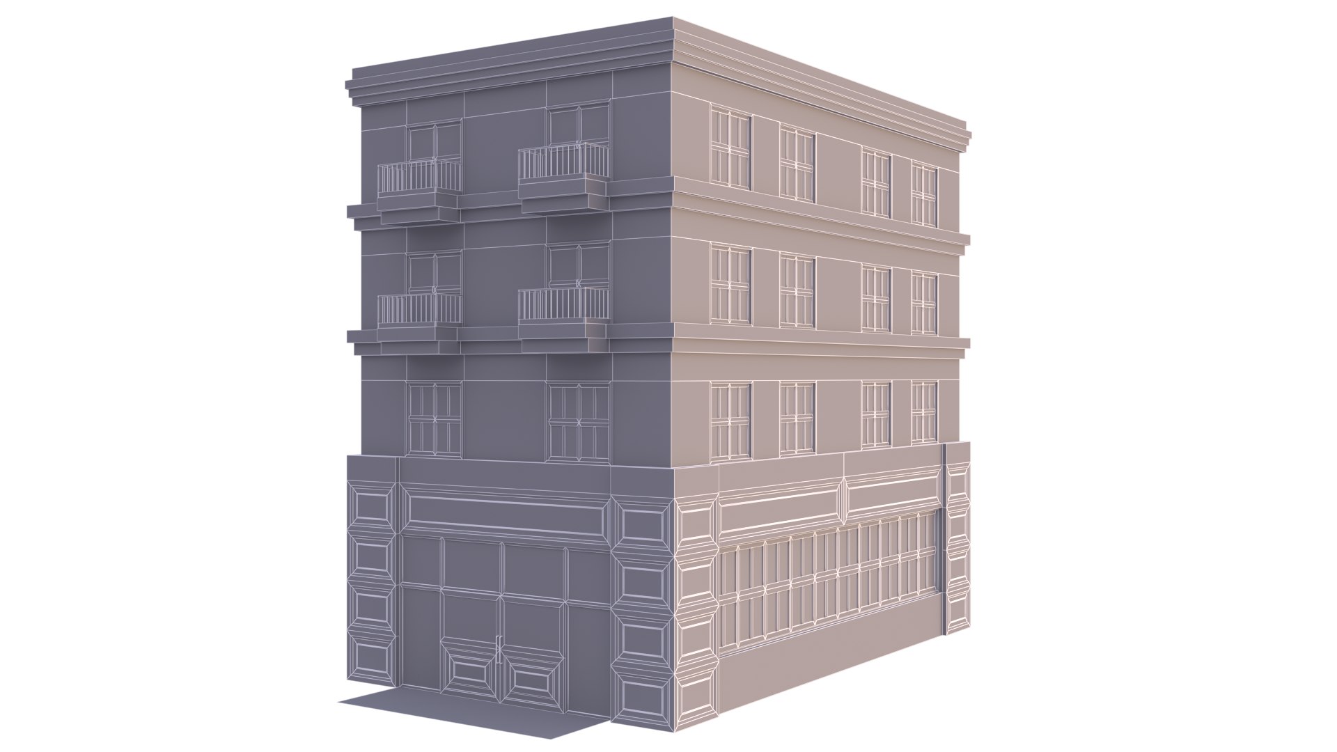 Classic House 3D Model - TurboSquid 2055586