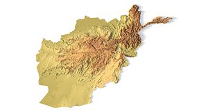 Afghanistan 3D print model model