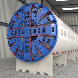 3D Tunnel Boring Machine PBR