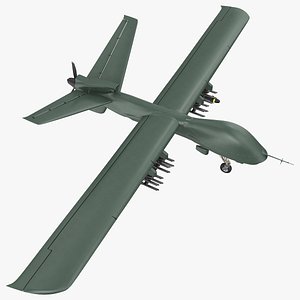 3D model General Atomics Mojave Rigged