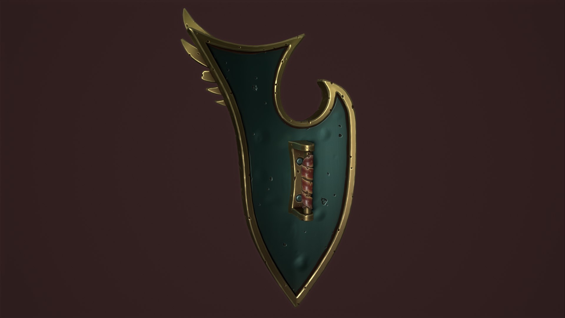 3D Rune shield model - TurboSquid 1836593