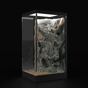 rock aquarium 3d max