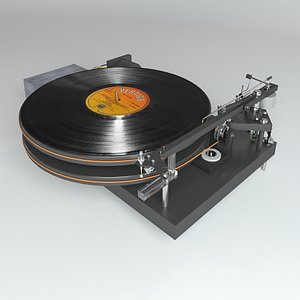 3D vinyl player 4724 koma