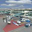 Международный аэропорт и транспортные средства