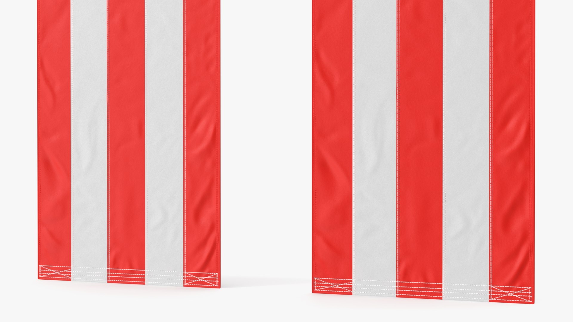 3D Pull Down US Flags Set TurboSquid 2091409
