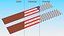 Pull Down US Flags Set