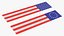 Pull Down US Flags Set