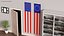 Pull Down US Flags Set