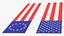 Pull Down US Flags Set