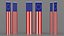 Pull Down US Flags Set