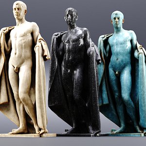 3D Greek sculpture model