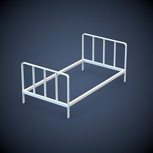 Minimal Steel Bed Frame