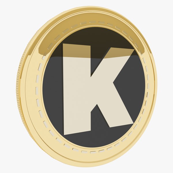 3D Karma Cryptocurrency Gold Coin