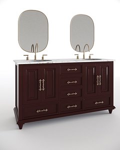 Double Sink Bathroom Vanity