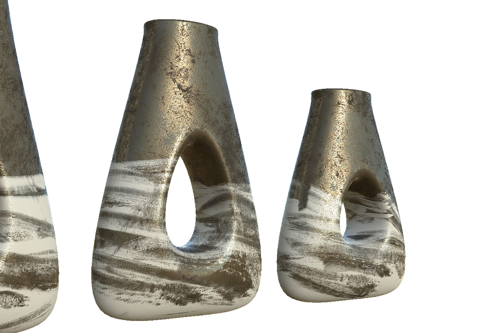 3D Decor Vase Set - TurboSquid 1936071