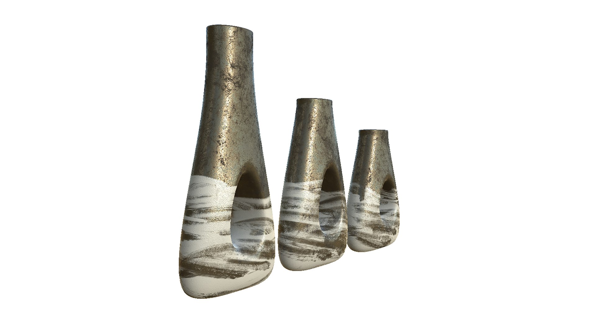 3D Decor Vase Set - TurboSquid 1936071