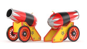3D Circus Cannon