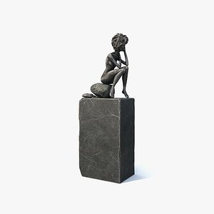 3D Sculpture Woman Figure model