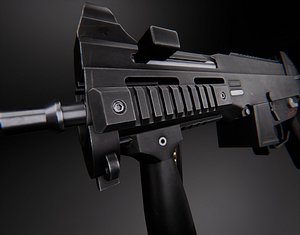 UMP 45 AAA Game Ready PBR Low-poly 3D model 3D