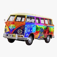 Volkswagen Type 2 Hippie Simple Interior