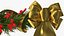 3D Christmas Garland with Bows and Ribbon 2 model