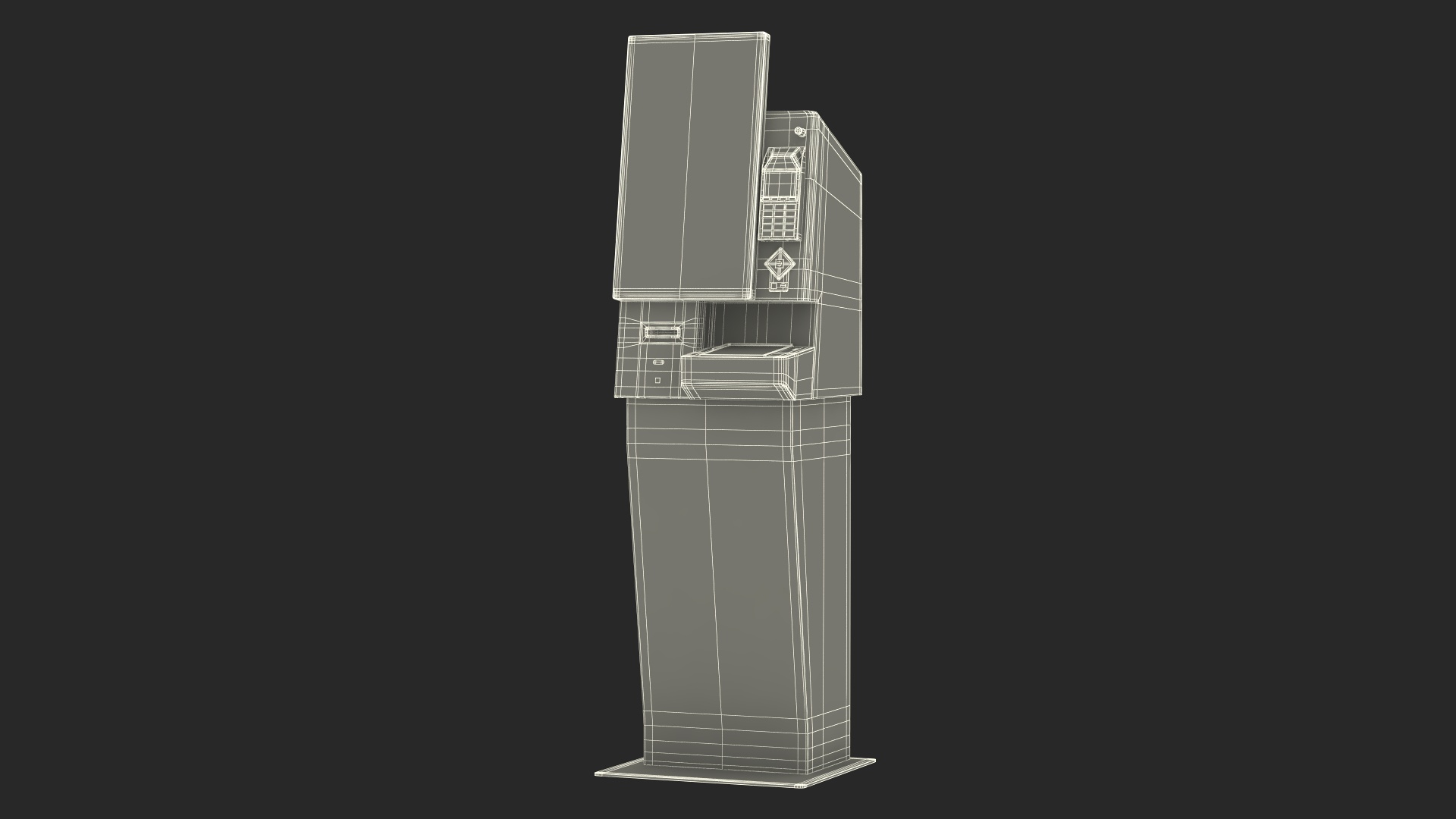 3D Hotel Self Check-In Kiosk - TurboSquid 2248533