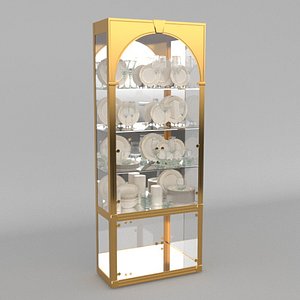 3D mastercraft brass vitrines