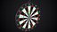 Dartboard And Darts Lowpoly PBR