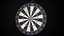 Dartboard And Darts Lowpoly PBR