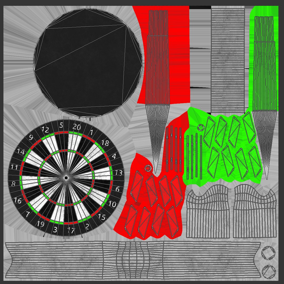Dartboard And Darts Lowpoly PBR 3D model https://p.turbosquid.com/ts-thumb/MU/KgqfsJ/zP/uv/png/1625145785/1920x1080/fit_q87/2021b294335c465fd1c1fa4ab9d1b9af20dfdb72/uv.jpg