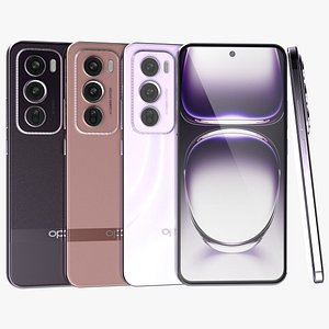 OPPO Reno 12 Pro All Colors 3D model