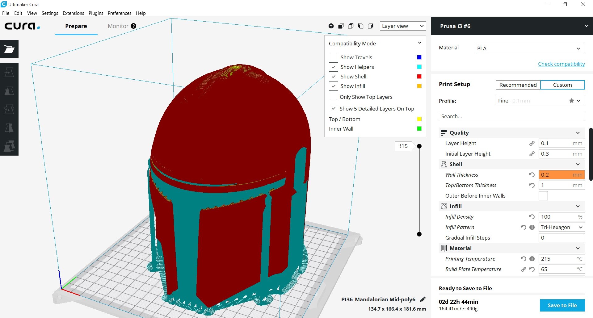 3D mandalorian helmet model https://p.turbosquid.com/ts-thumb/MU/LJSwZ1/O0/mandalorianrevisionlayersultimaker/jpg/1628709338/1920x1080/fit_q87/2ca73a8de53e9815e59e5184b09abe8b848690a2/mandalorianrevisionlayersultimaker.jpg