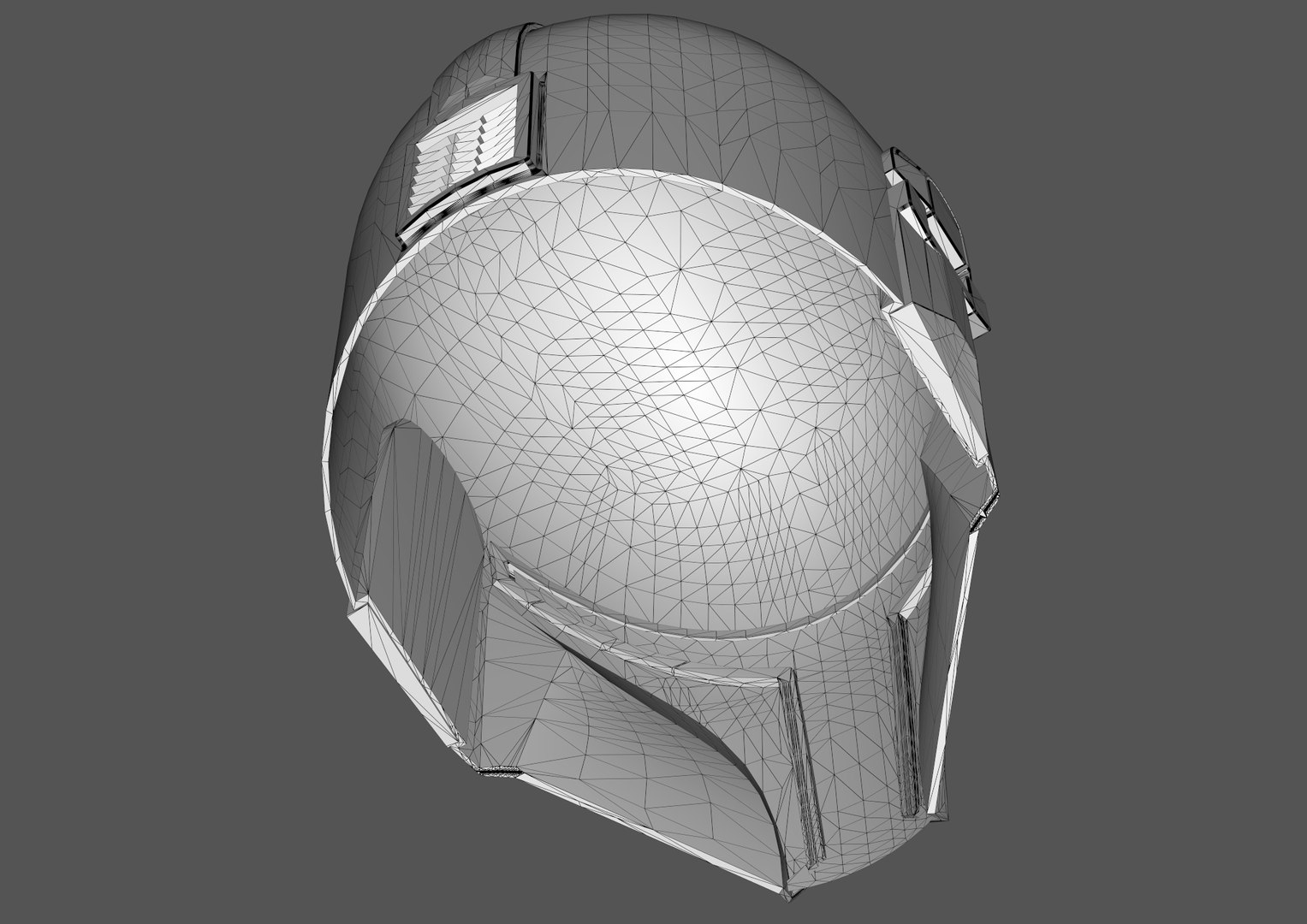 Free 3D Mandalorian Helmet Model - TurboSquid 1674664