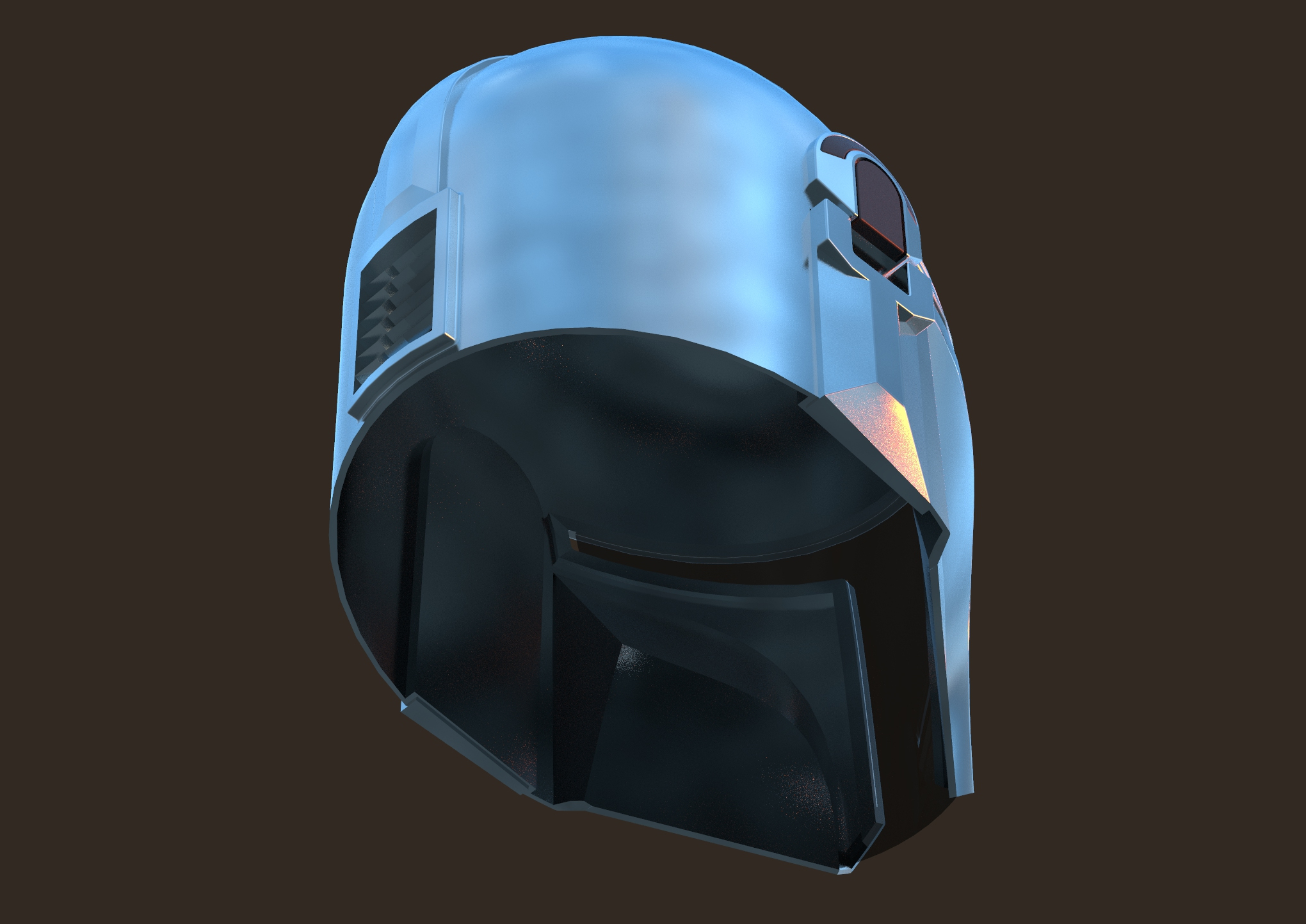 mandalorian helmet sideshow