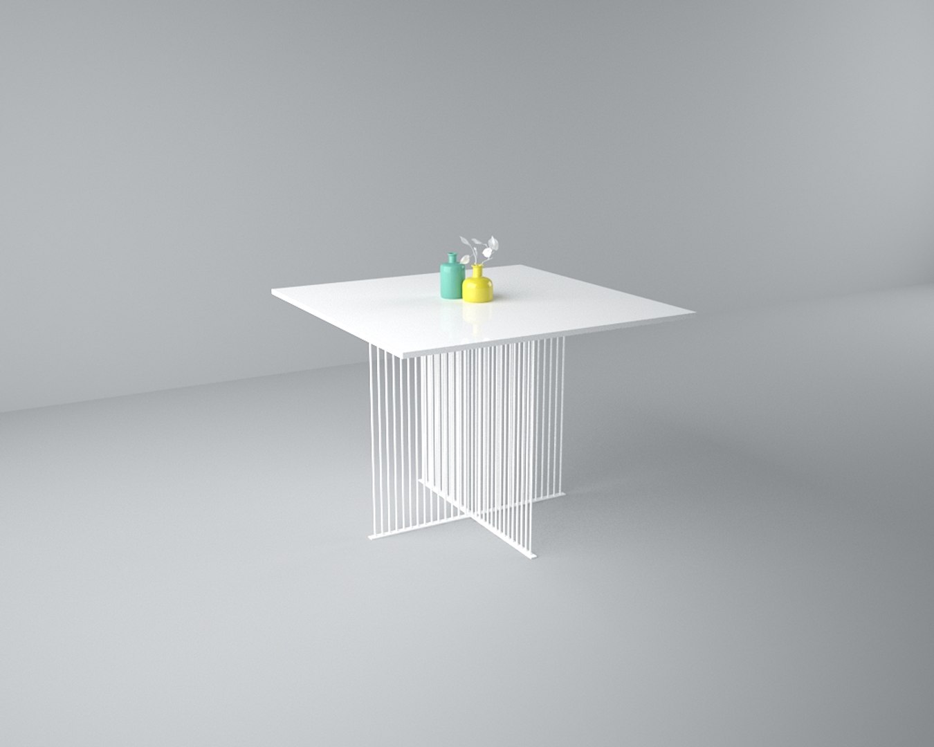 3d Model Steel Table