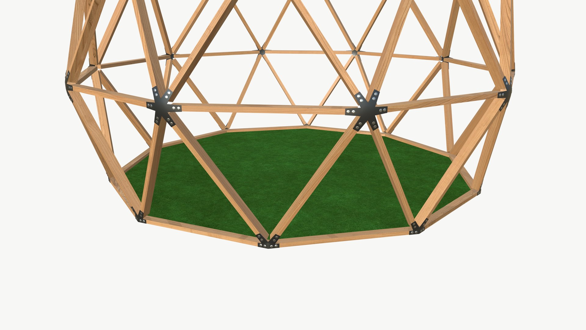 3D Geodesic Dome Structure Realistic Model - TurboSquid 2136923