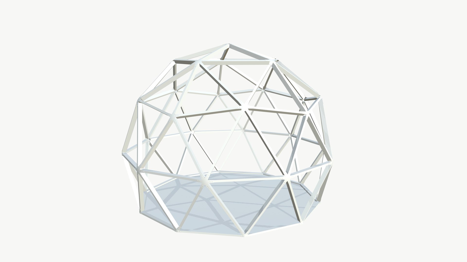 3D Geodesic Dome Structure Realistic Model - TurboSquid 2136923