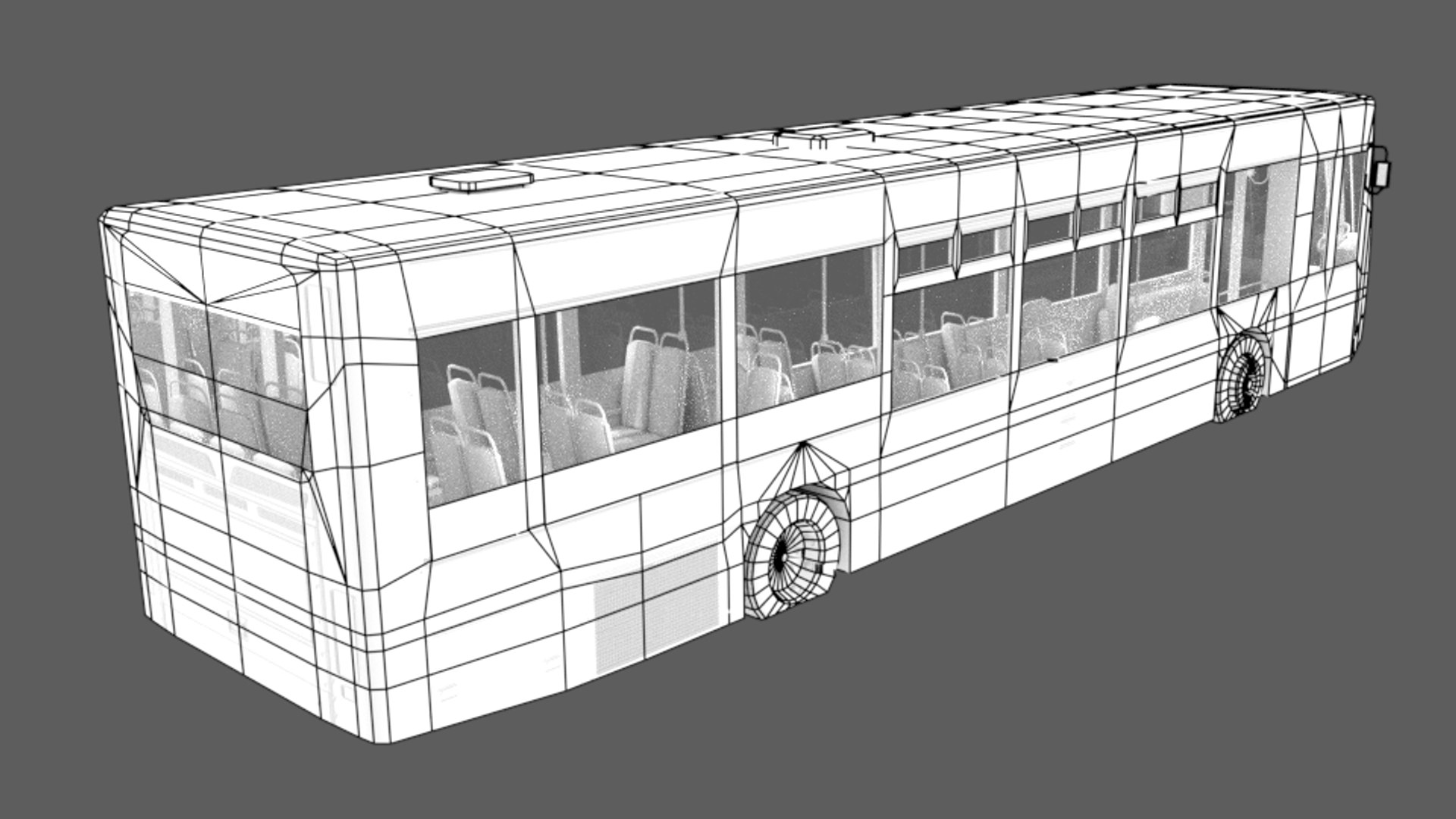 Bus Unreal 3d 3ds