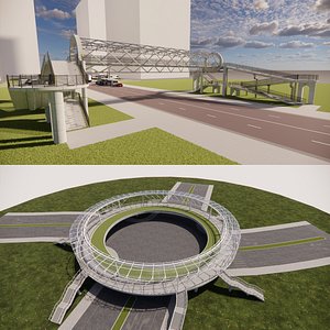 Pedestrian Bridge -A4 model