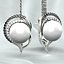 Button Pearls Gold Earrings FREE