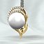 Button Pearls Gold Earrings FREE