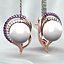 Button Pearls Gold Earrings FREE