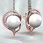 Button Pearls Gold Earrings FREE