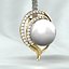 Button Pearls Gold Earrings FREE