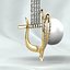 Button Pearls Gold Earrings FREE