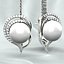 Button Pearls Gold Earrings FREE