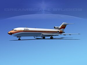 3d airline boeing 727 727-200