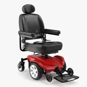 Electric Wheelchair Rigged 3D model